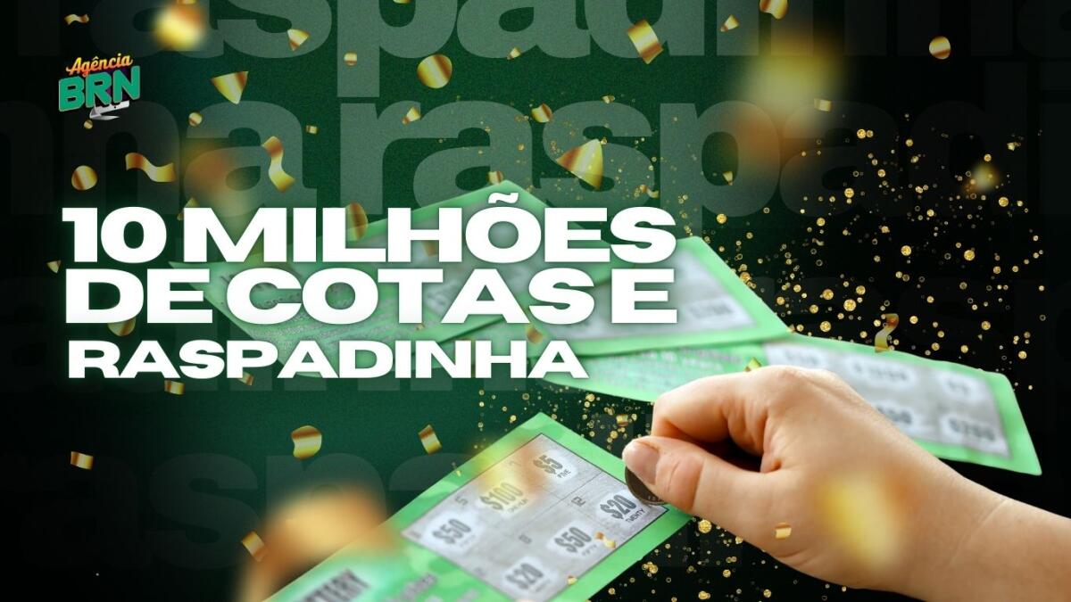 Rifa 10m de cotas com Raspadinha